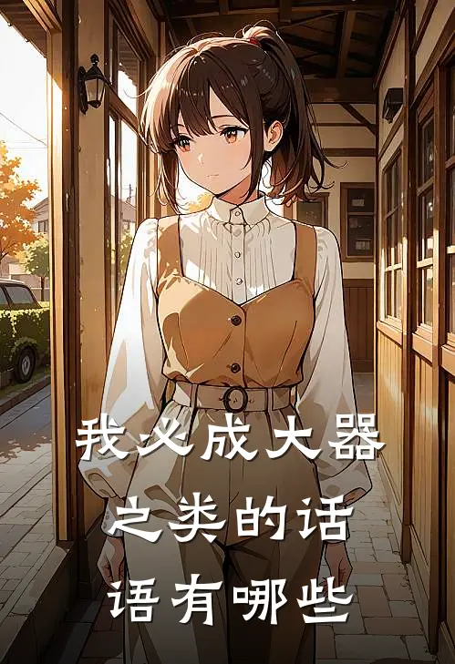 我必成大器之类的话语有哪些
