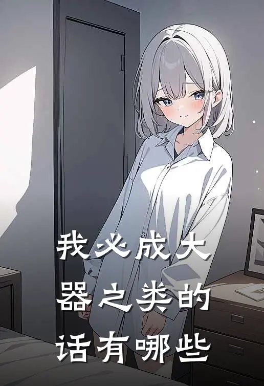 我必成大器之类的话有哪些