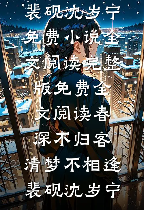 春深不归客，清梦不相逢裴砚沈岁宁免费小说全文阅读_完整版免费全文阅读春深不归客，清梦不相逢裴砚沈岁宁