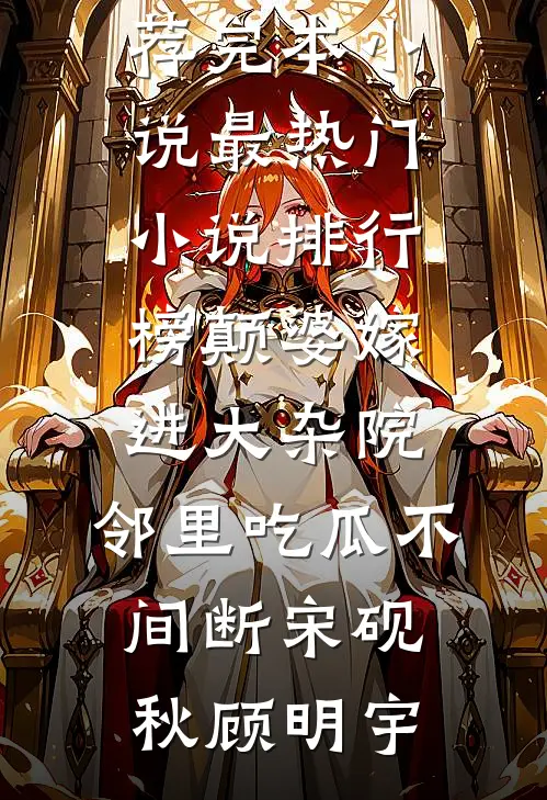 颠婆嫁进大杂院，邻里吃瓜不间断宋砚秋顾明宇推荐完本小说_最热门小说排行榜颠婆嫁进大杂院，邻里吃瓜不间断(宋砚秋顾明宇)