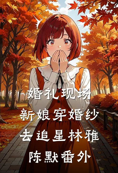 婚礼现场，新娘穿婚纱去追星林雅陈默 番外