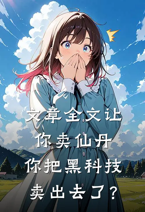 文章全文让你卖仙丹，你把黑科技卖出去了？